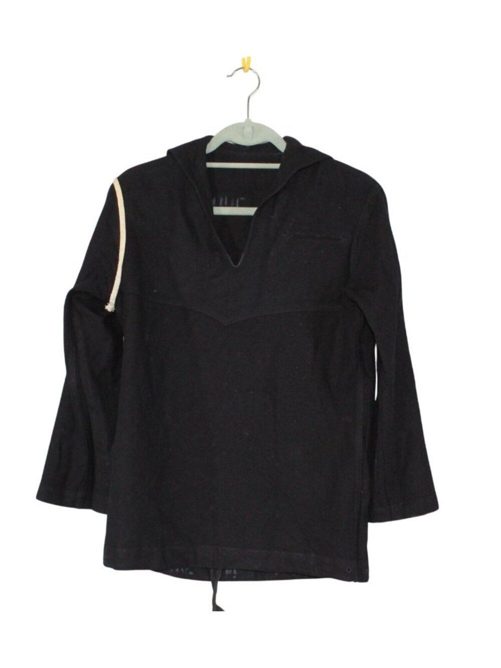Vintage US Navy Men's Wool Cracker Jack Top Uniform Shirt Shoulder Stripe Small